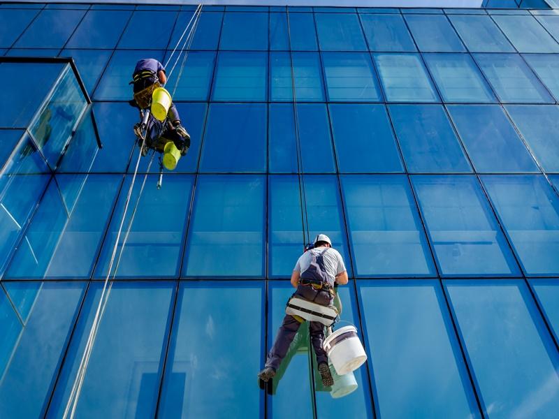 高雄大樓高空外牆修繕