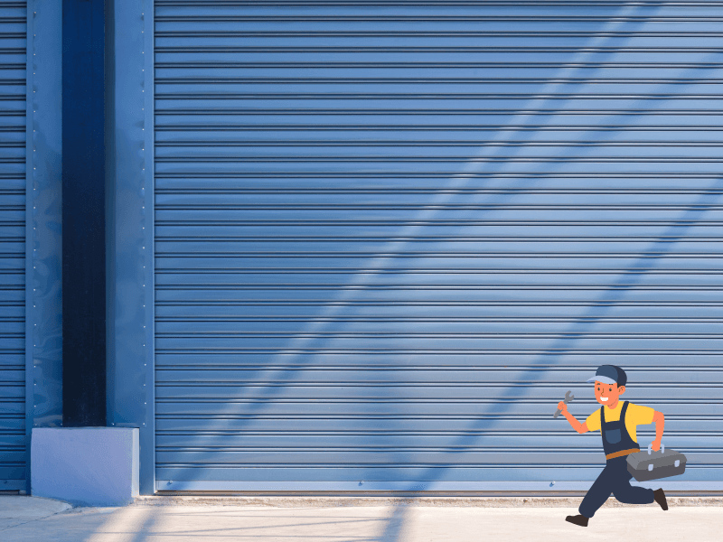 台中鐵捲門急修